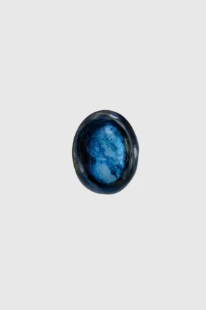 Worry stone bleue galaxie - Design unique inspiré d'une galaxie lointaine