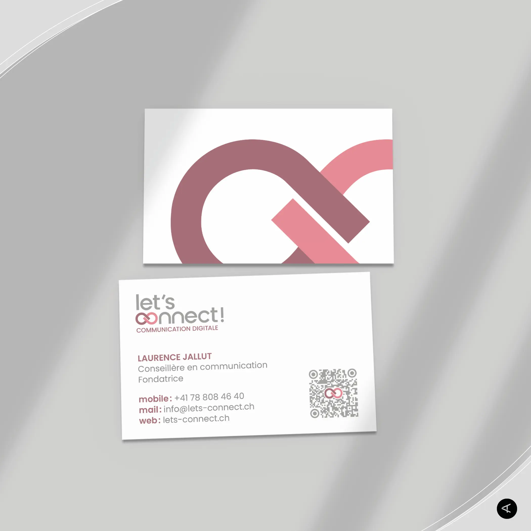 Let's connect! Communication digitale: carte de visite