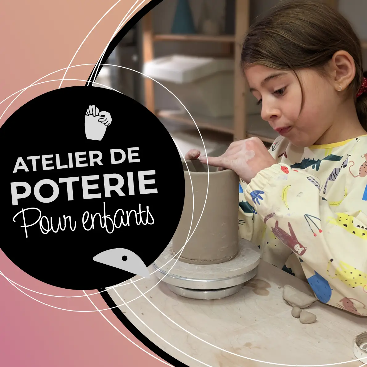 Atelier de poterie pour enfants