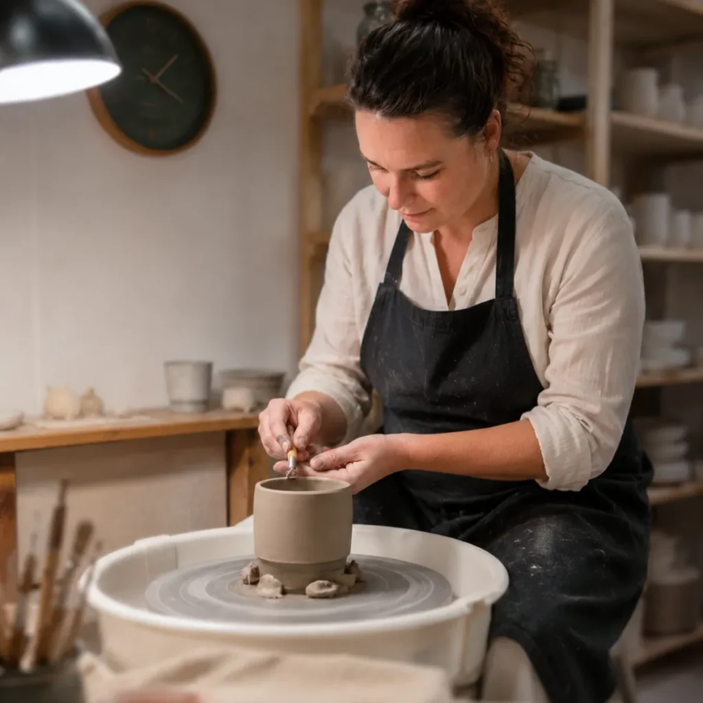 Cours de tournage – poterie