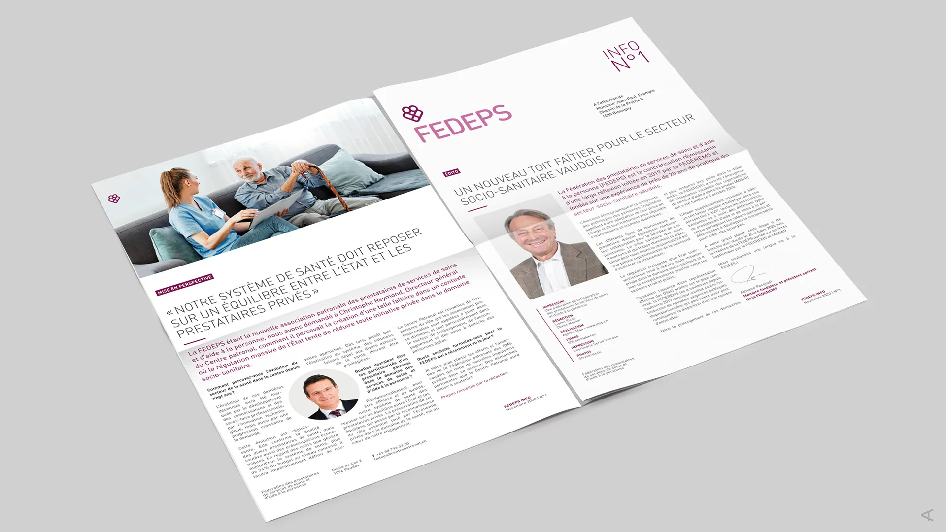 Agnès Thélin Portfolio: Fedeps