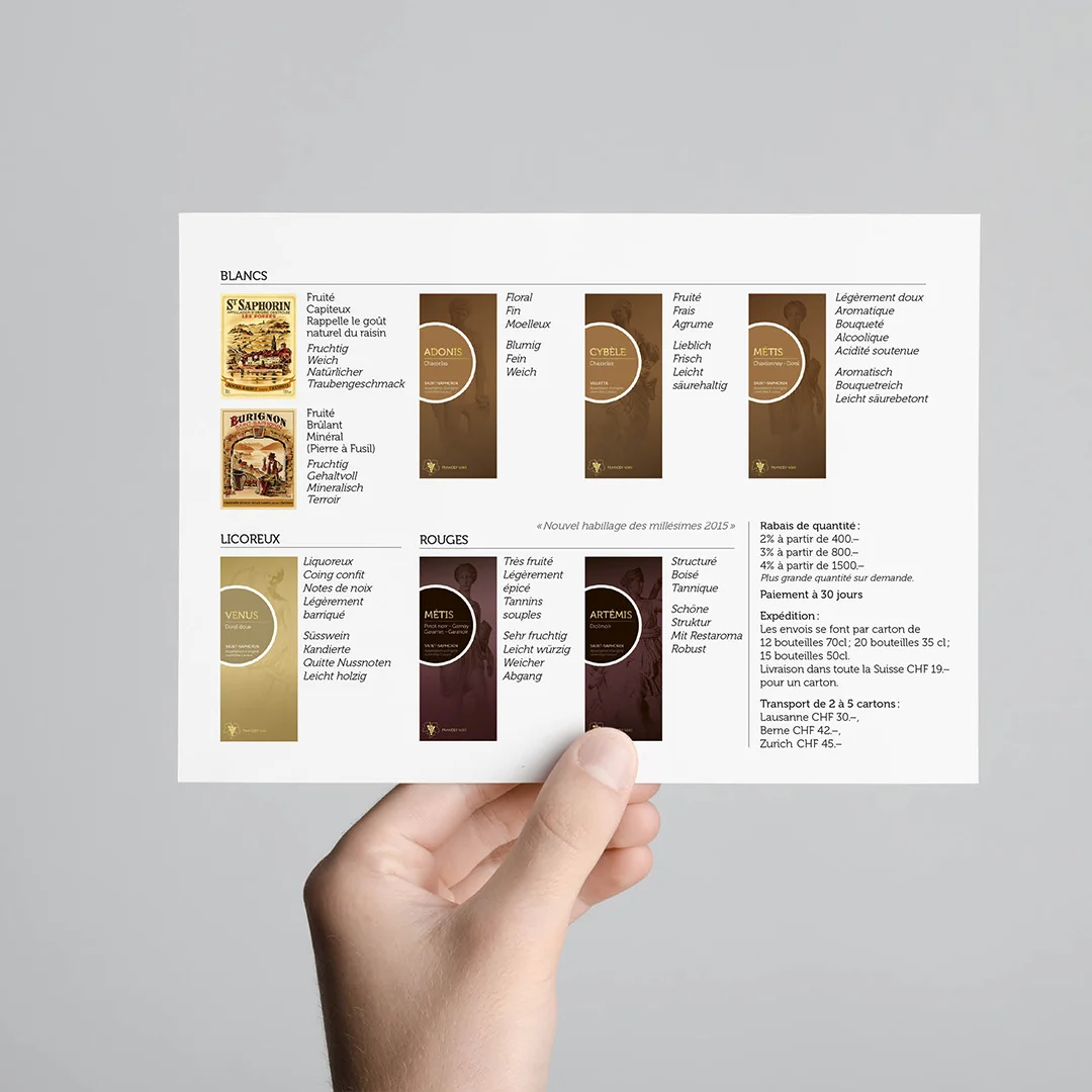 Agnès Thélin Portfolio: Francey vins