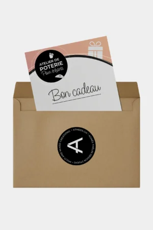 Bon cadeau pour un atelier de poterie pour enfants