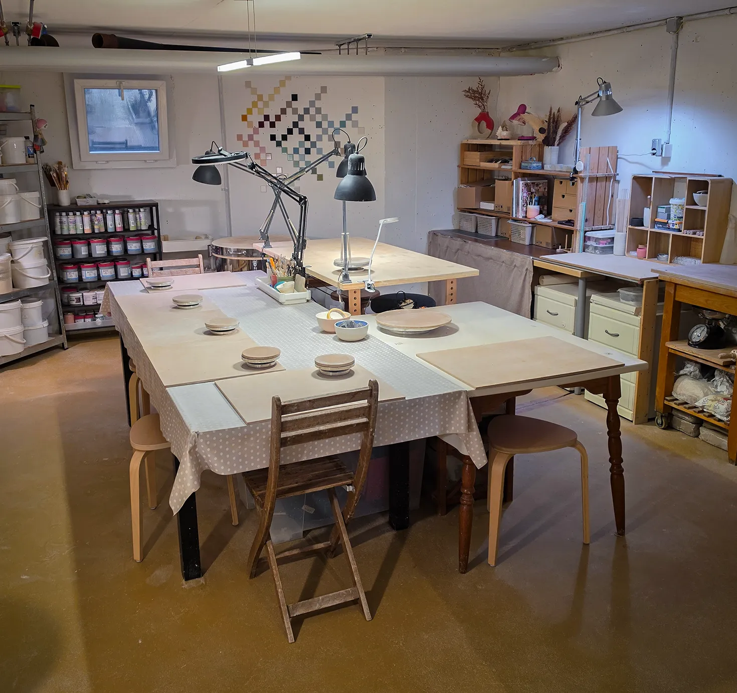Atelier de poterie d'Agnès Thélin