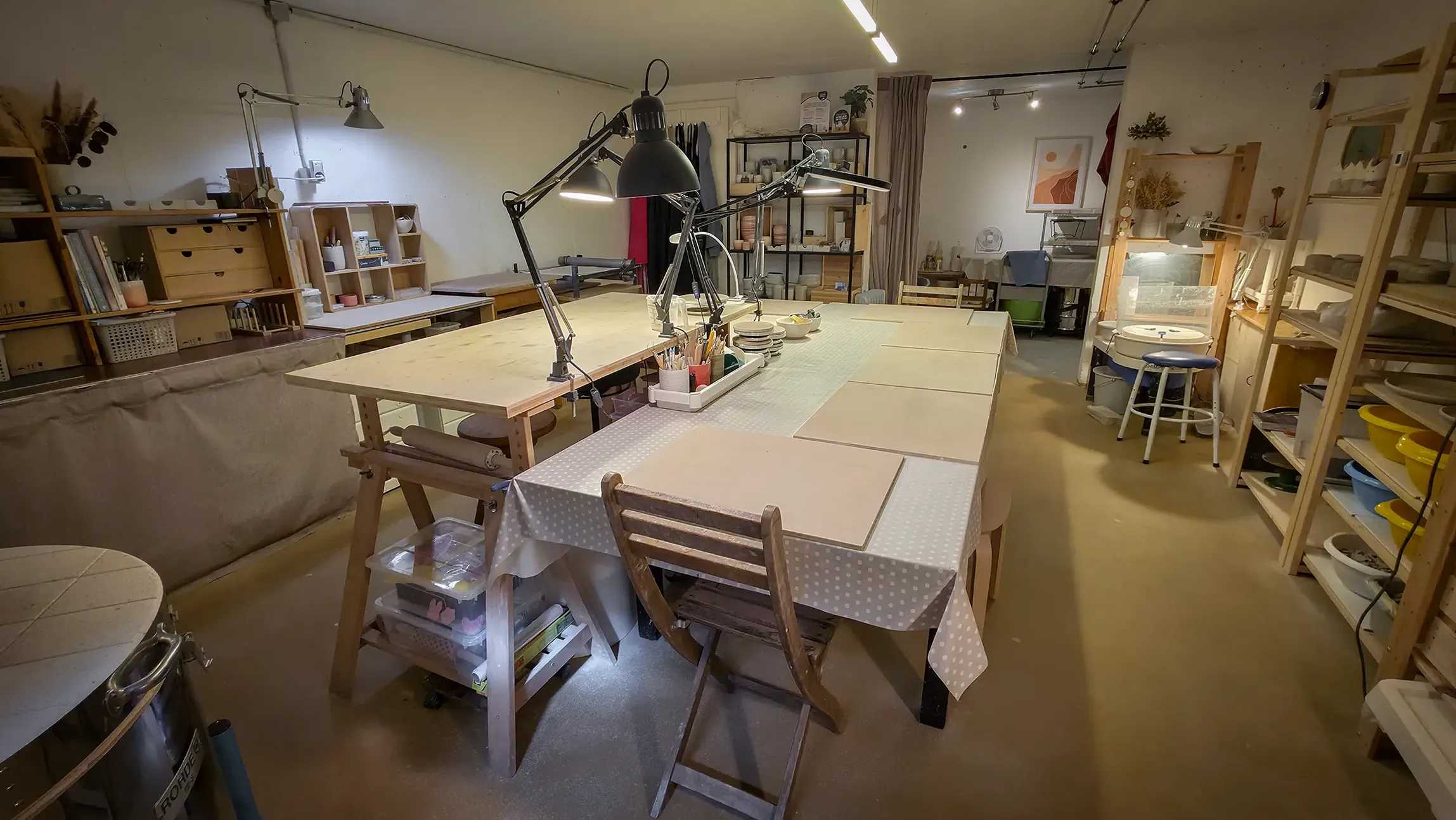 Atelier de poterie d'Agnès Thélin à Cossonay