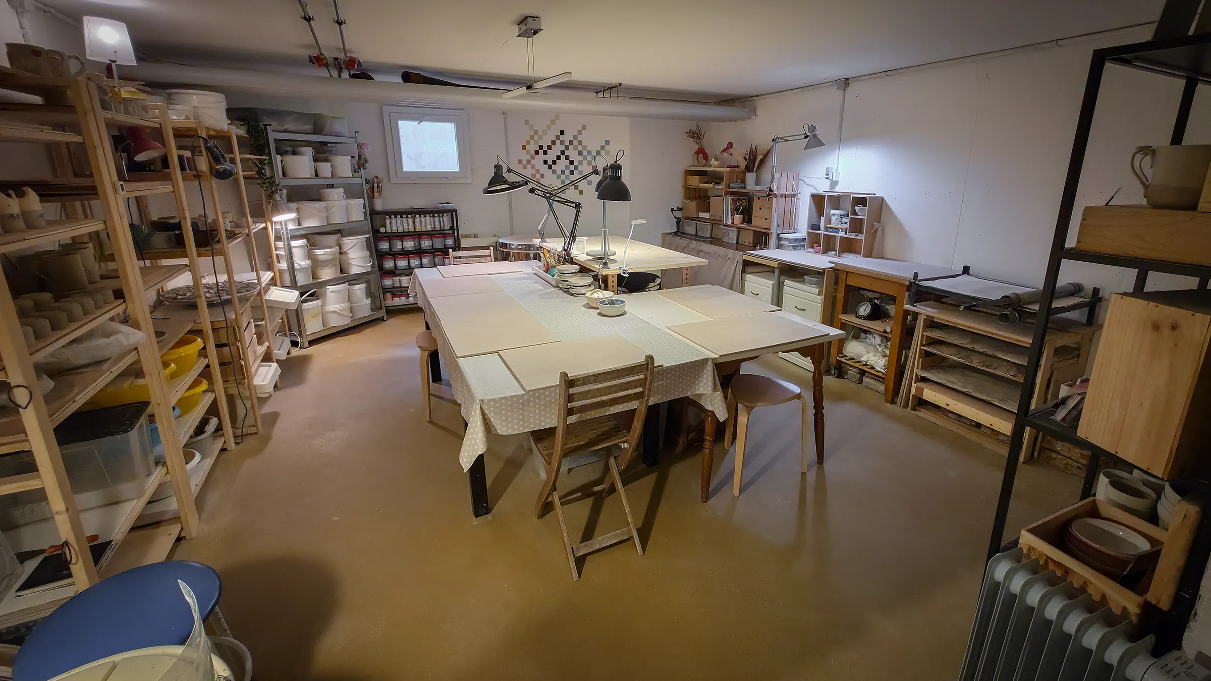 Atelier de poterie d'Agnès Thélin à Cossonay