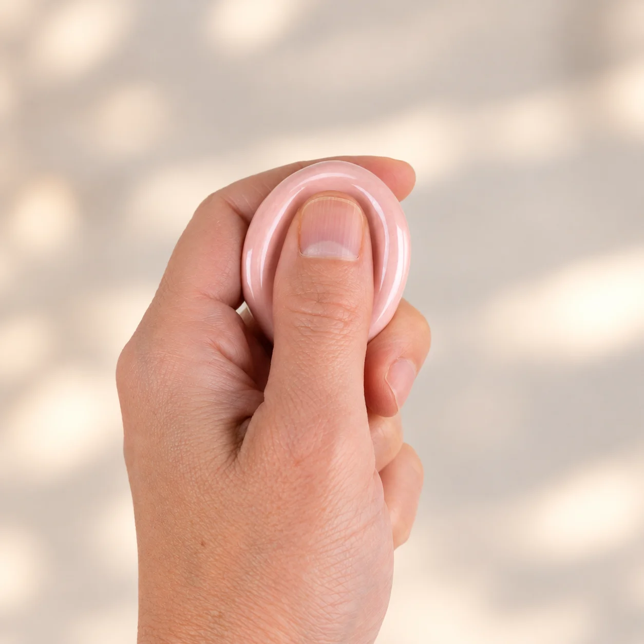 Worry stone en porcelaine